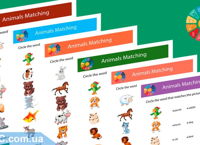 Животные на английском языке: задания для детей