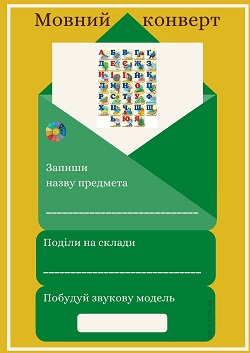 Мовний конверт: завдання на словникові слова для 2 класу - 16 карток