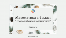 Перевірна робота з математики