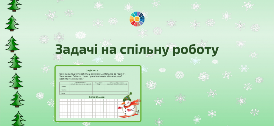 Задачі на спільну роботу для 3 класу