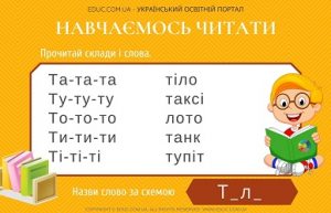 Картки для розчитування на літери П, Р, Т - картки - склади і слова