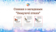Сенкан з загадками "Зимуючі птахи"