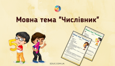 Мовна тема "Числівник"