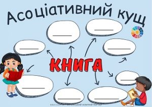 Асоціативний кущ "Книга" - цікаві дидактичні матеріали для занять