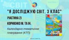 Я досліджую світ (частина 2). 3 клас. Корнієнко М. та ін. — календарно-тематичне планування