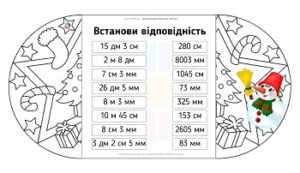 Картки для 4 класу на перетворення іменованих чисел