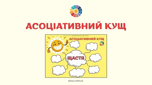 Асоціативний кущ "Щастя" - цікаві матеріали до Всесвітнього дня щастя на EDUC.com.ua