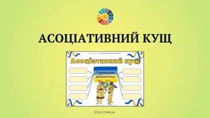 Асоціативний кущ Український доброволець - безкоштовні матеріали EDUC.com.ua