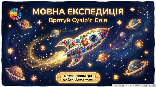 Мовна експедиція: Інтерактивна гра до Дня рідної мови для 1–4 класів (НУШ)