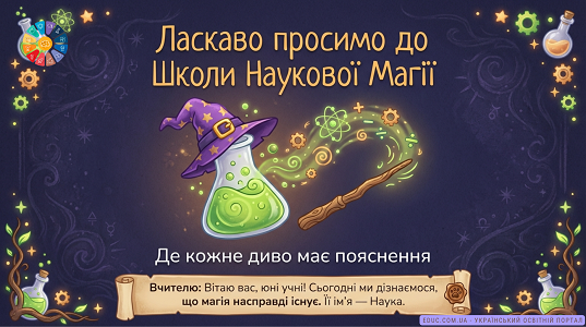 Наукова магія: інтерактивна презентація