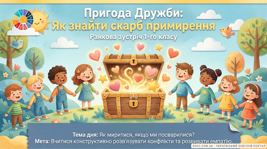 Презентація «Мирись-мирись: уроки дружби» — 1 клас НУШ