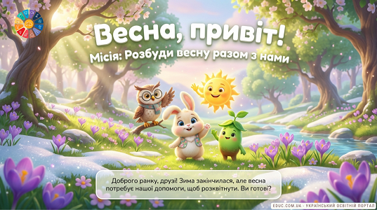 Ранкова зустріч «Весна, привіт!»: Місія «Розбуди весну разом з нами»