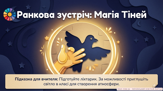 «Театр тіней та магія світла» — 1 клас НУШ