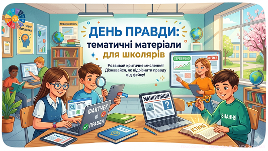 День правди матеріали з медіаграмотності та критичного мислення — EDUC.com.ua