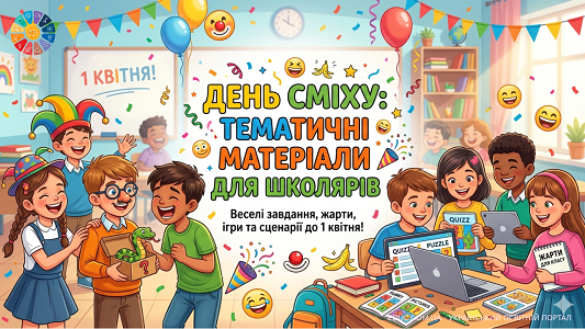 День сміху Велика добірка ідей та матеріалів для незабутнього свята в школі