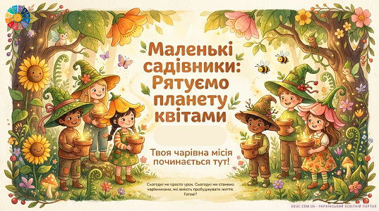 Станьте чарівниками природи! Проєкт «Маленькі садівники»: покрокова інструкція посадки насіння, секрет зернятка та календар «Зеленого підвіконня» до 12 та 21 березня. Завантажуйте для 1–4 класів.