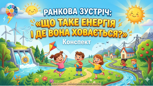 Ранкова зустріч «Що таке енергія і де вона ховається»