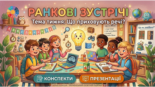 Ранкові зустрічі - Тема тижня Що приховують речі