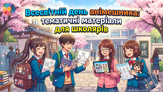 Всесвітній день анімешника: творчі матеріали для дітей — EDUC.com.ua