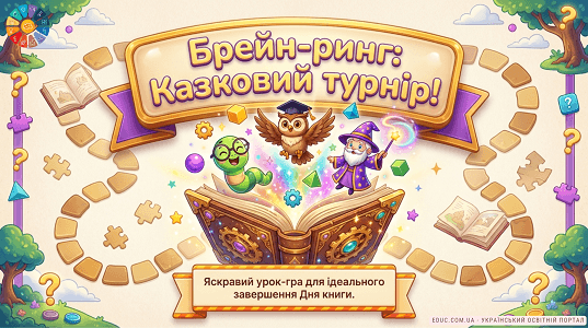 Брейн-ринг «Казковий турнір»: інтелектуальна гра для НУШ — EDUC.com.ua